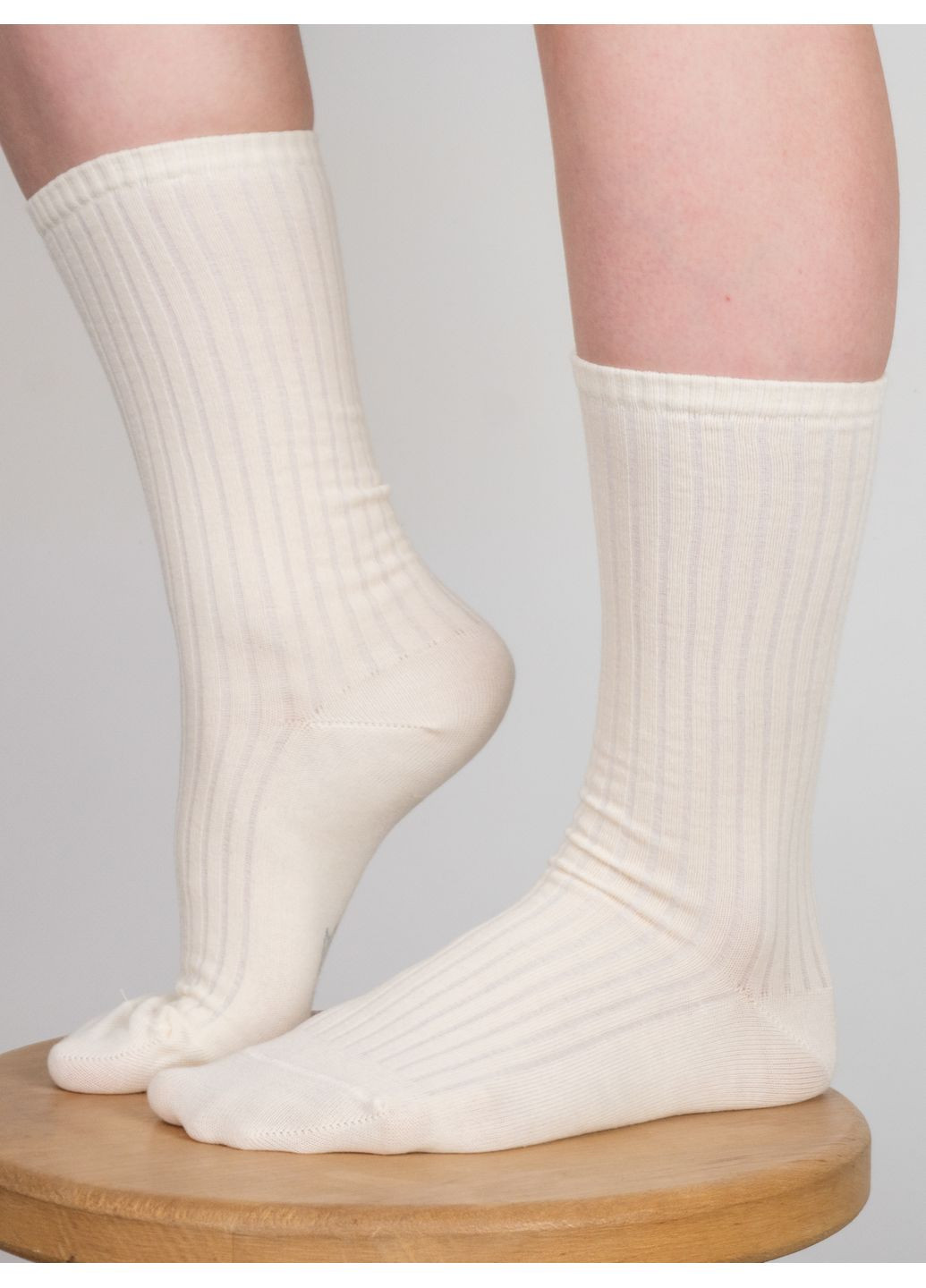 Молочні шкарпетки жіночі (високі), р.36-40, 00 айворі MovementStandard (358644632)