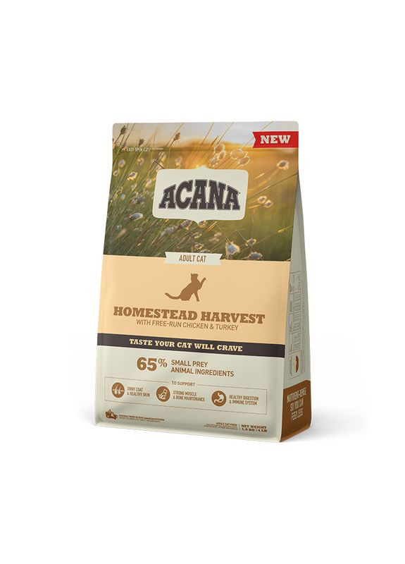 Сухой корм для кошек Homestead Harvest Cat 1.8 кг (a71436) Acana (315501842)