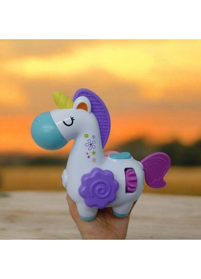 Брязкальце-бізікуб "Єдиноріг", багатофункціональний (248101) Babyard (362685219)