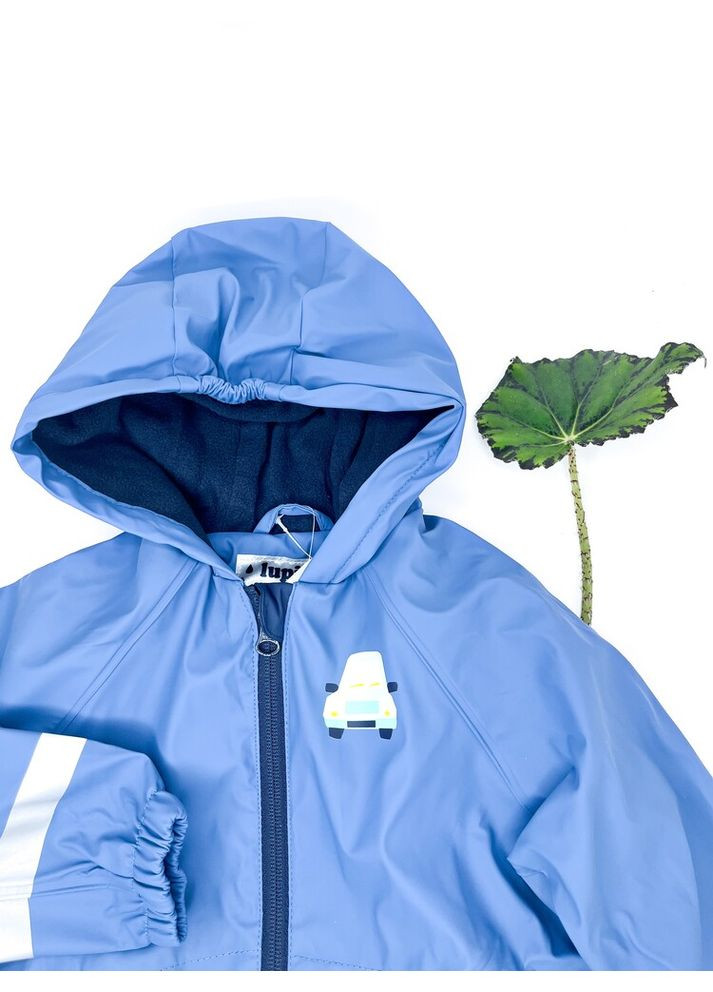 Синяя куртка-дождевик 92 см синий артикул л1214 Lupilu