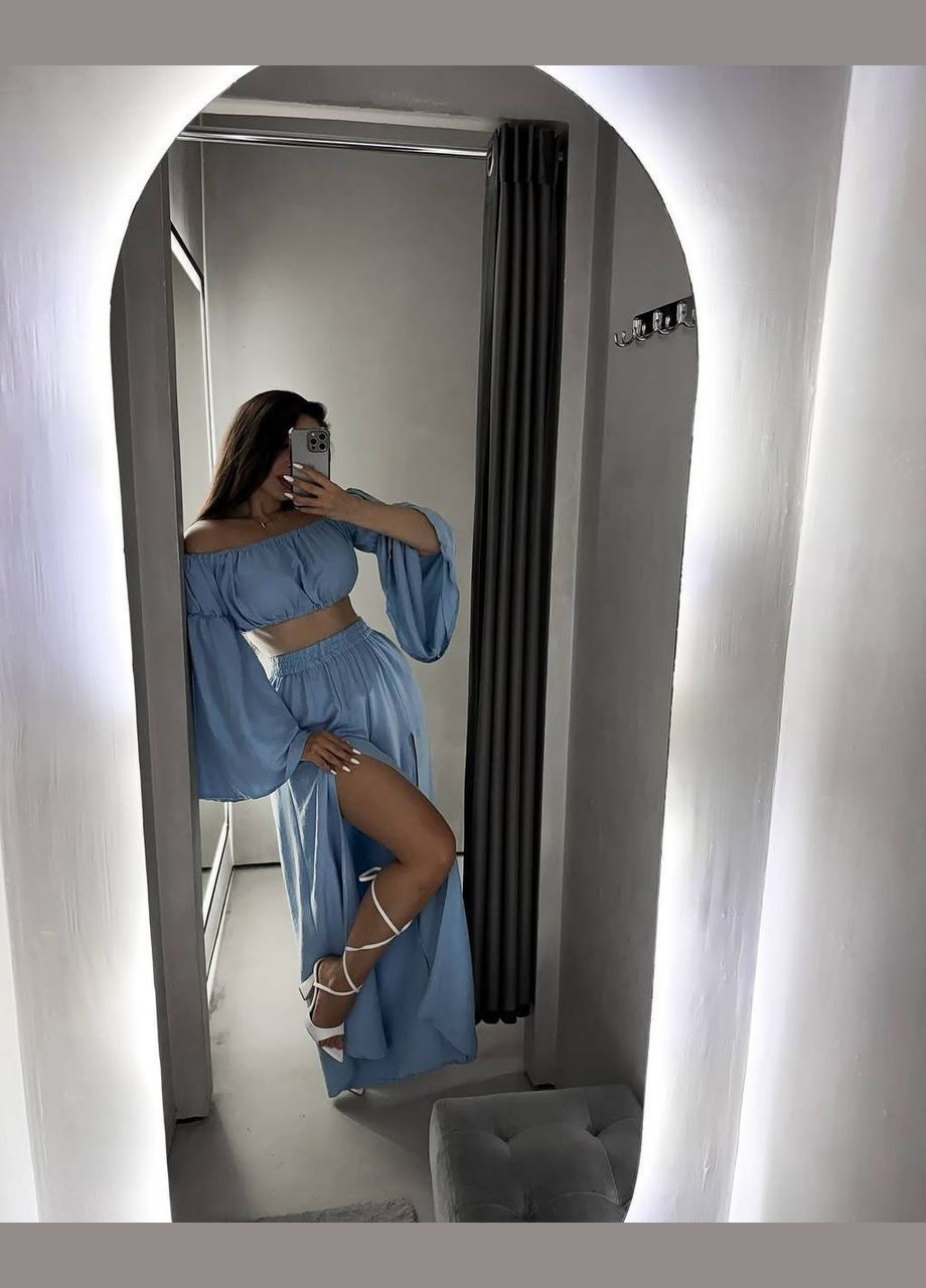 Костюм топ та штани з розрізом Україна (331108944)