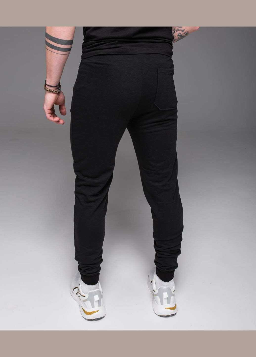 Черные демисезонные брюки No Brand