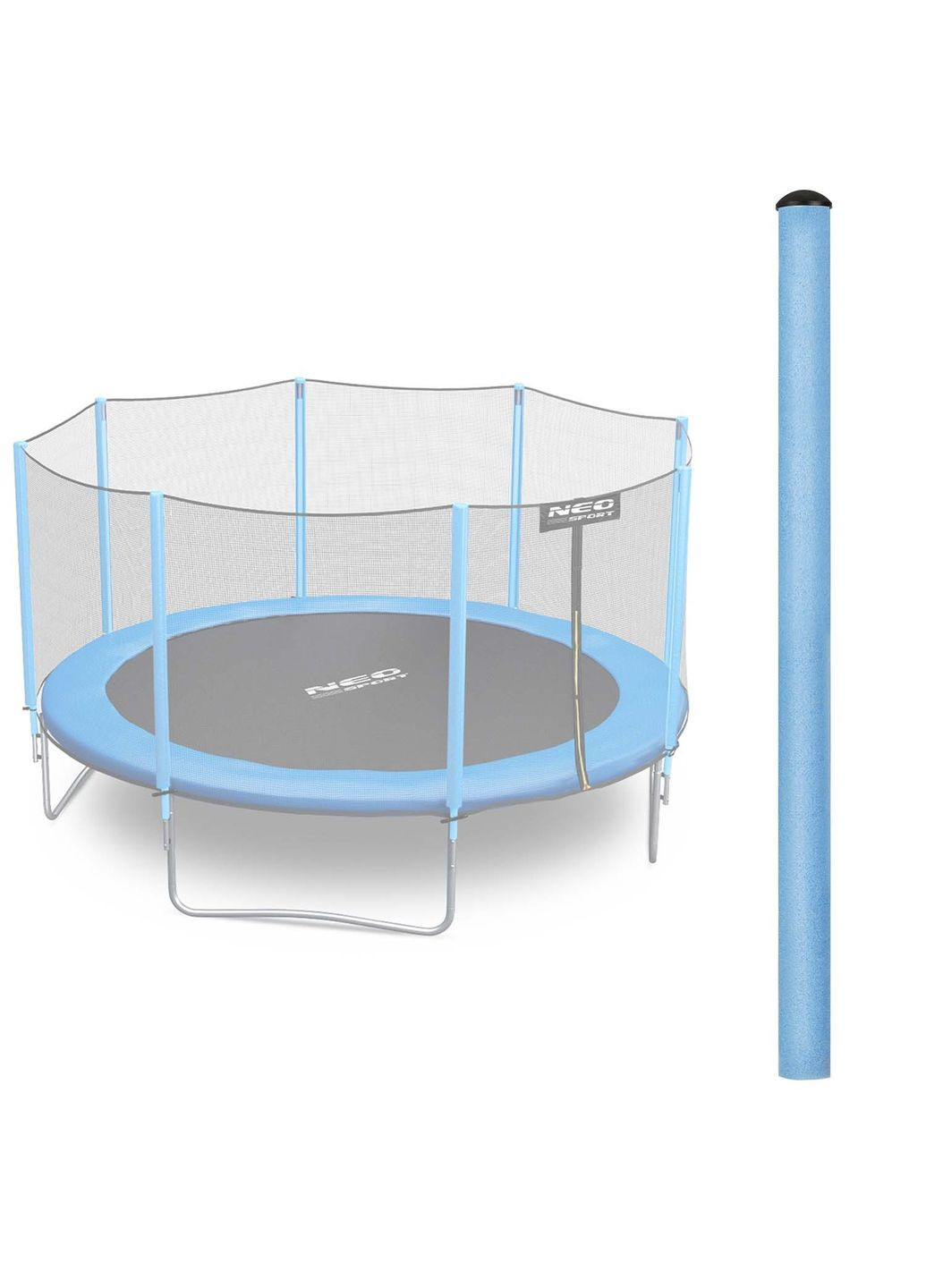 Запасная планка защитной сетки для батутов 8-15 футов голубая NEO-SPORT (338424378)