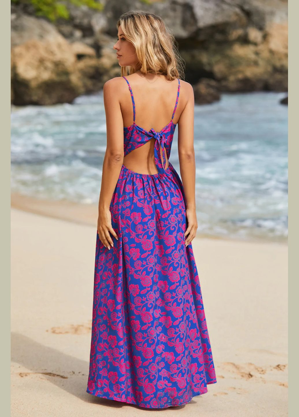 Комбінована повсякденний плаття, сукня CUPSHE з малюнком