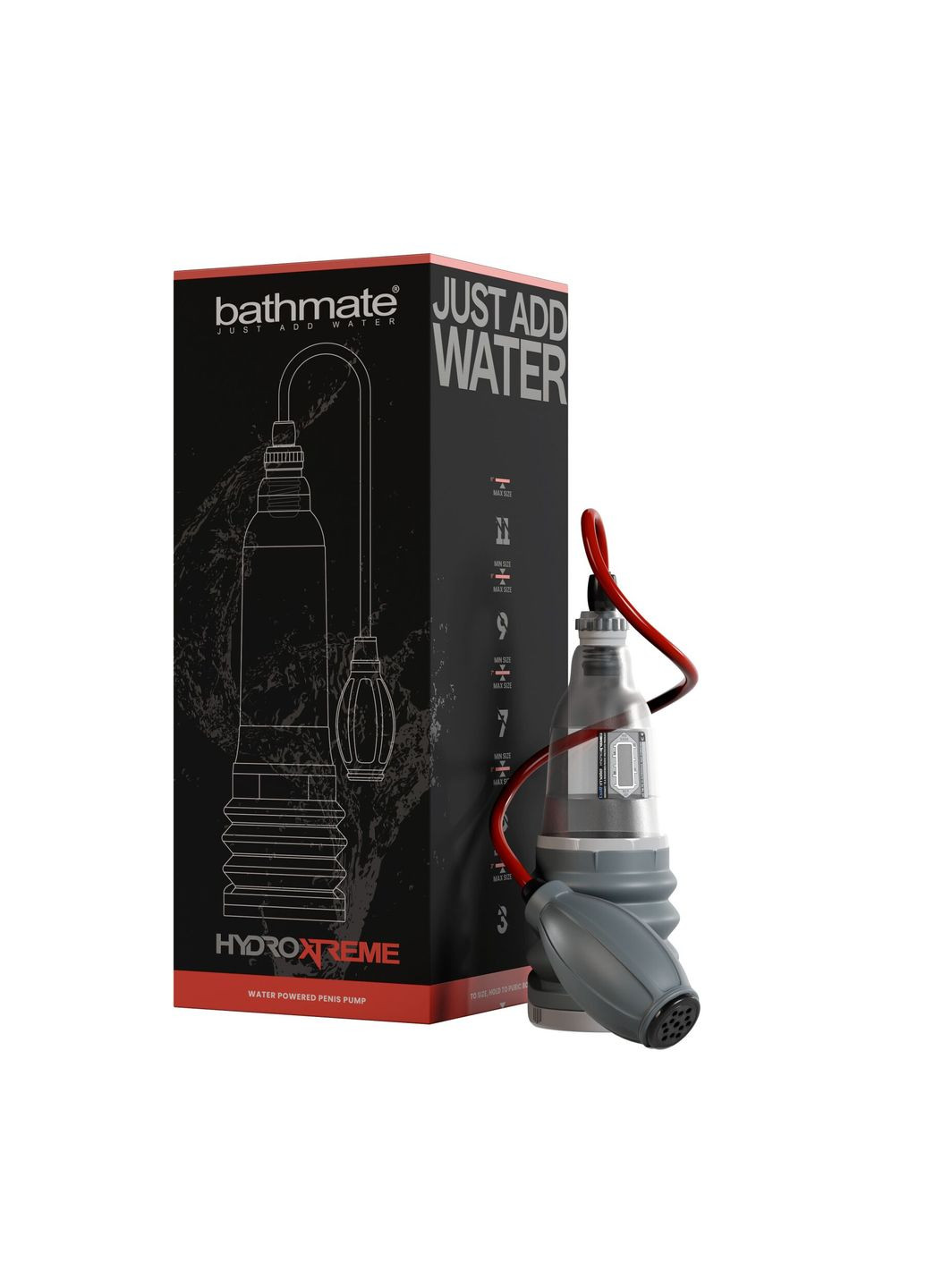 Гідропомпа HydroXtreme 3, для члена довжиною до 7,5 см, діаметр до 4,5 см Bathmate (326601731)