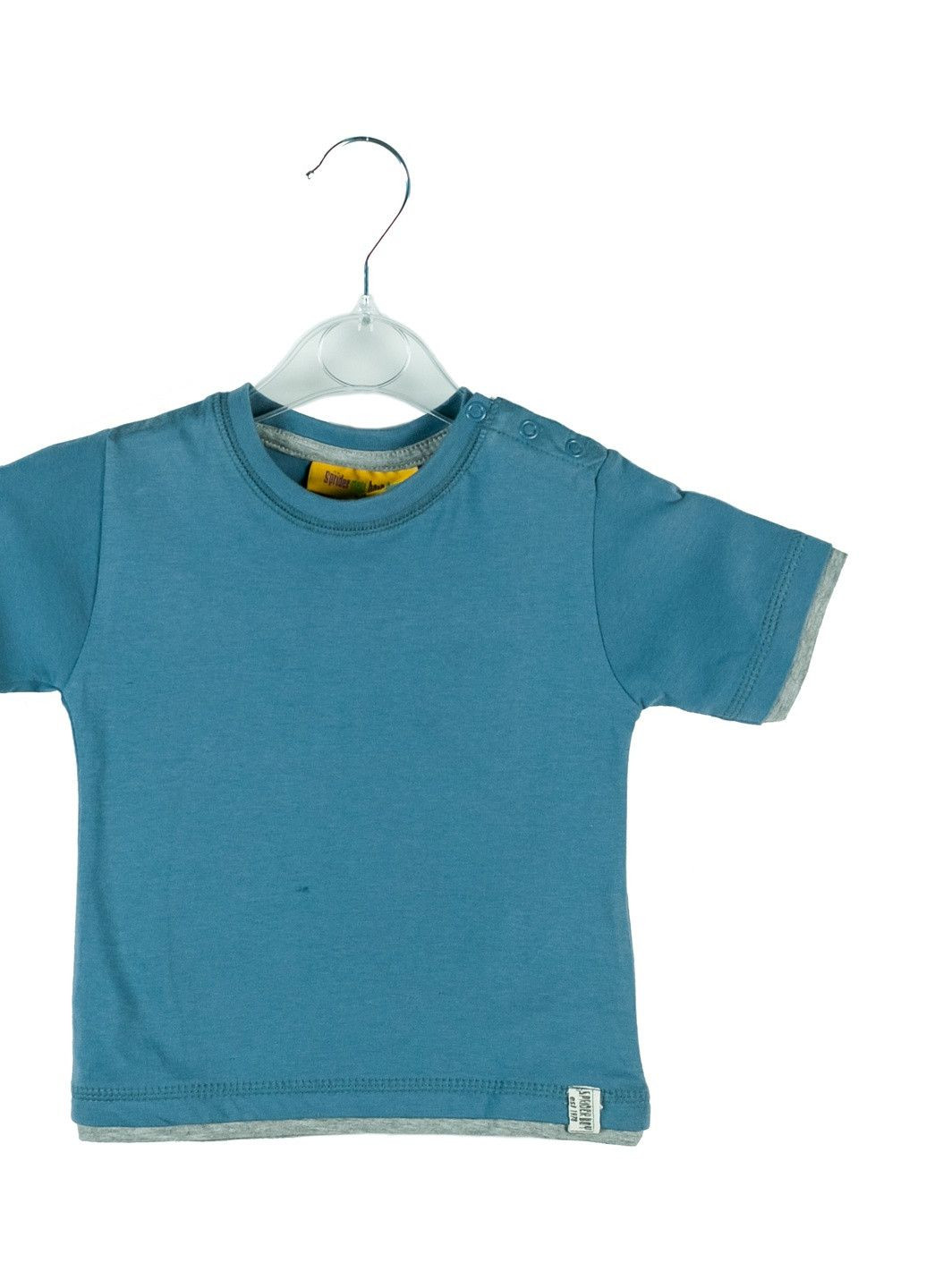 Синяя демисезонная футболка коралловый New Born