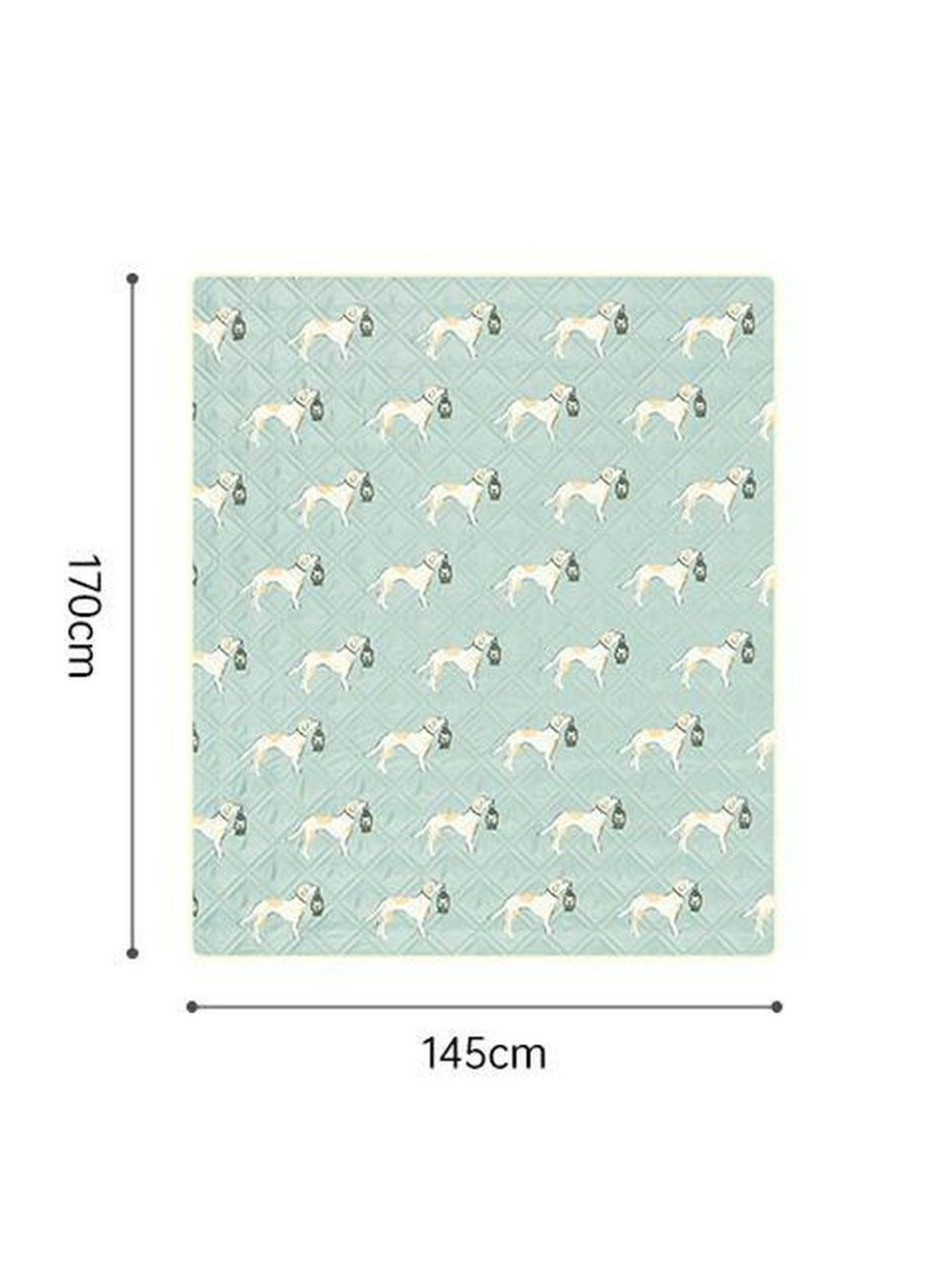 Килимок для пікніка Naturehike 145х170см CNK2350WS010 (Зелений із собаками) No Brand (332634555)