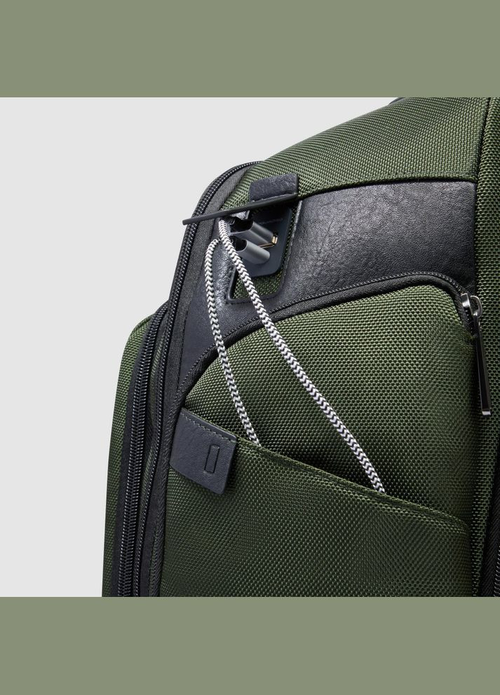 Рюкзак на колесах Brief 2 (BR2) Green BV4817BR2BM_VE2 Piquadro (372664393)
