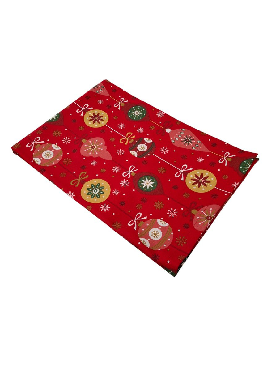 Ранер Christmas Balls новорічний водостійкий 35х100 см червоний (2800004658584) SoundSleep (307510717)