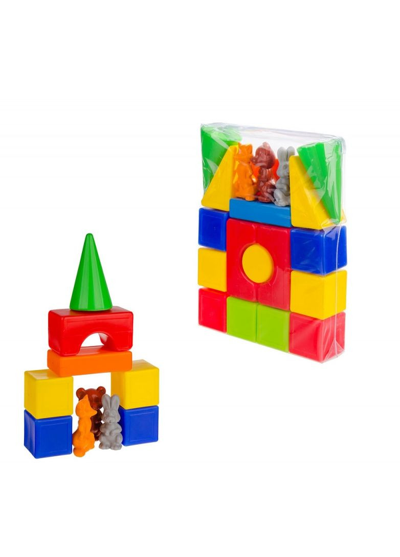 Конструктор "Теремок" №1 1-064 20 деталей Colorplast (308996989)