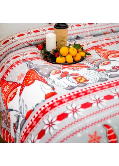 Плед флісовий Новорічні гномики 9129 150х200 см Love You (365658561)