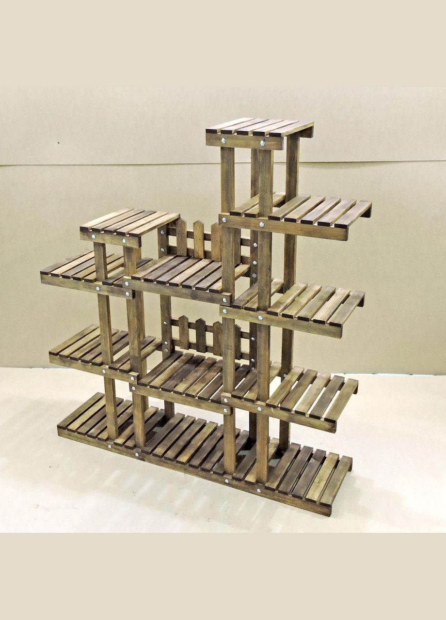 Подставка для цветов из дерева Бордо капучино (ЦВТ-002409) No Brand (328226457)