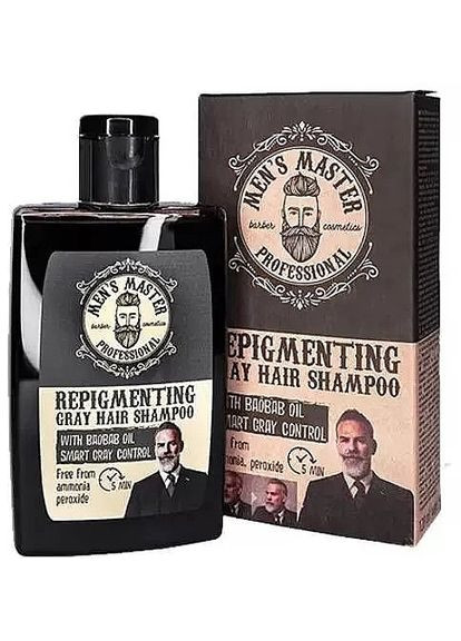 Тонувальний шампунь для сивого волосся Smart Gray Control 120ml (1406114-28690940) Men's Master (369560024)