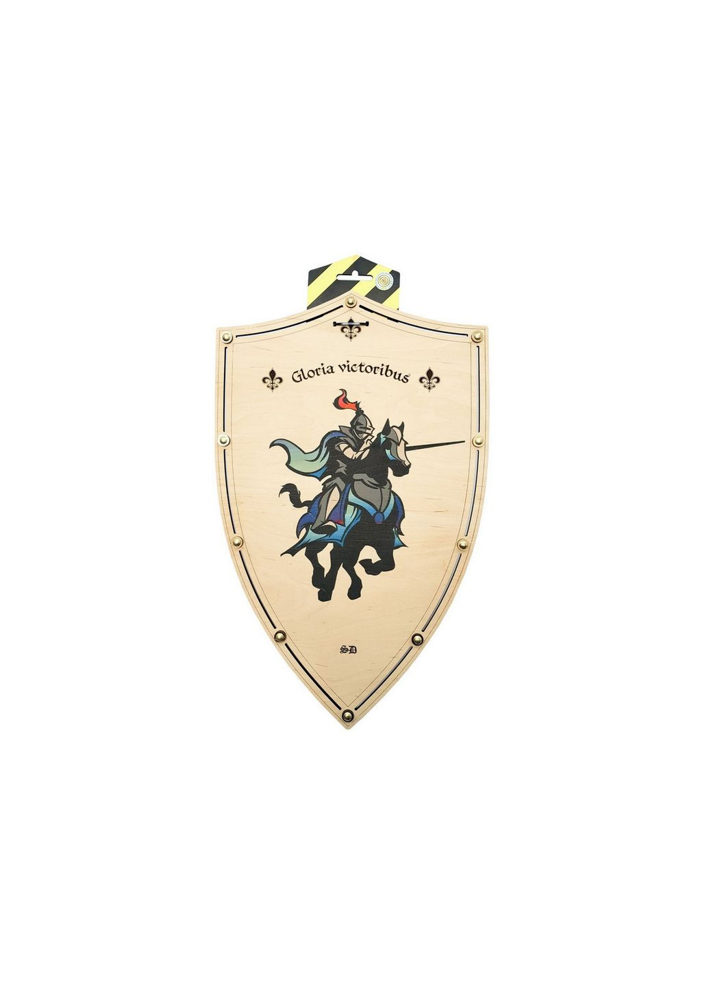 Сувенирный деревянный щит «КОННЫЙ РЫЦАРЬ» Сувенир-Декор EQK 47х30 см Сувенір-Декор (278593989)