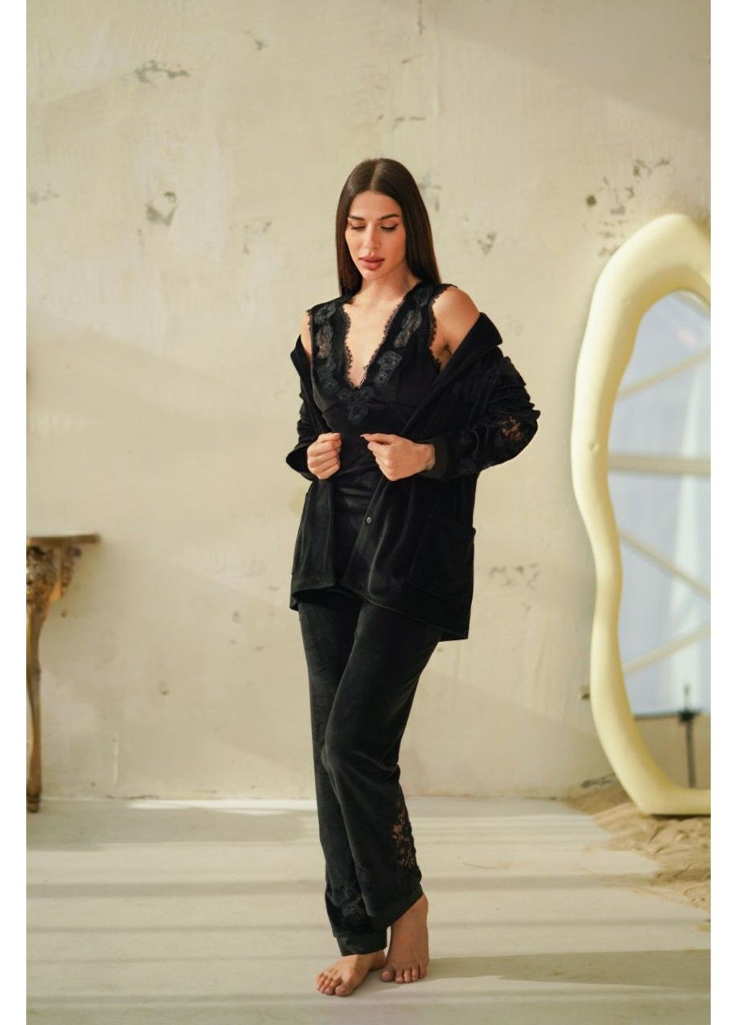 Чорна 2256 dubai жакет жіночий Komilfo