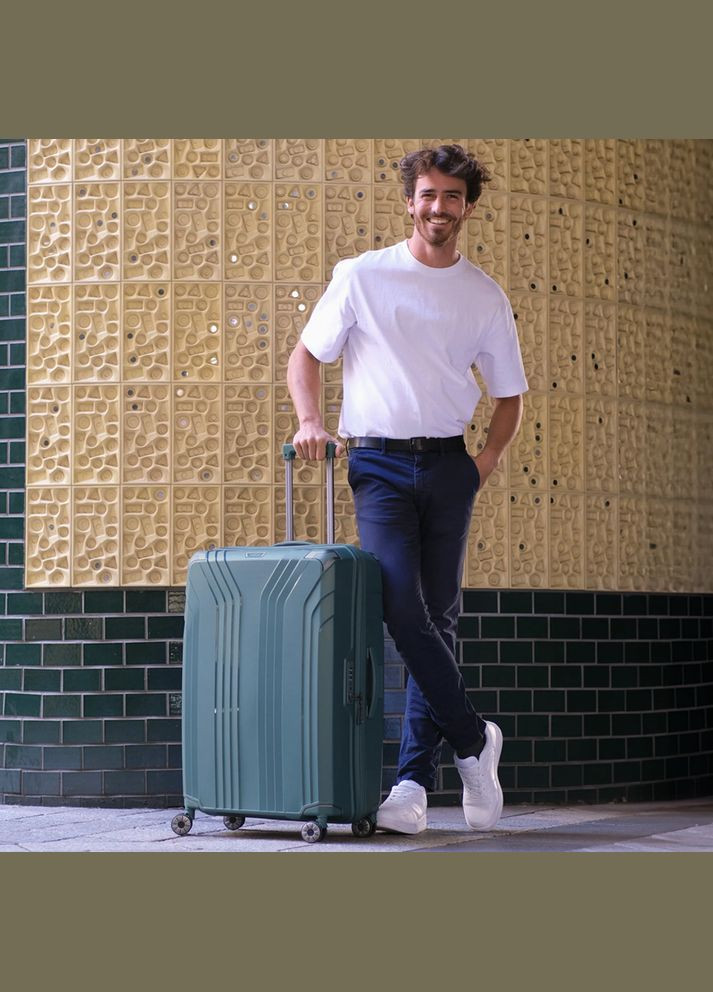 Чемодан Elvaa Bluegrey Большой TL076349-26 official Travelite (372668387)