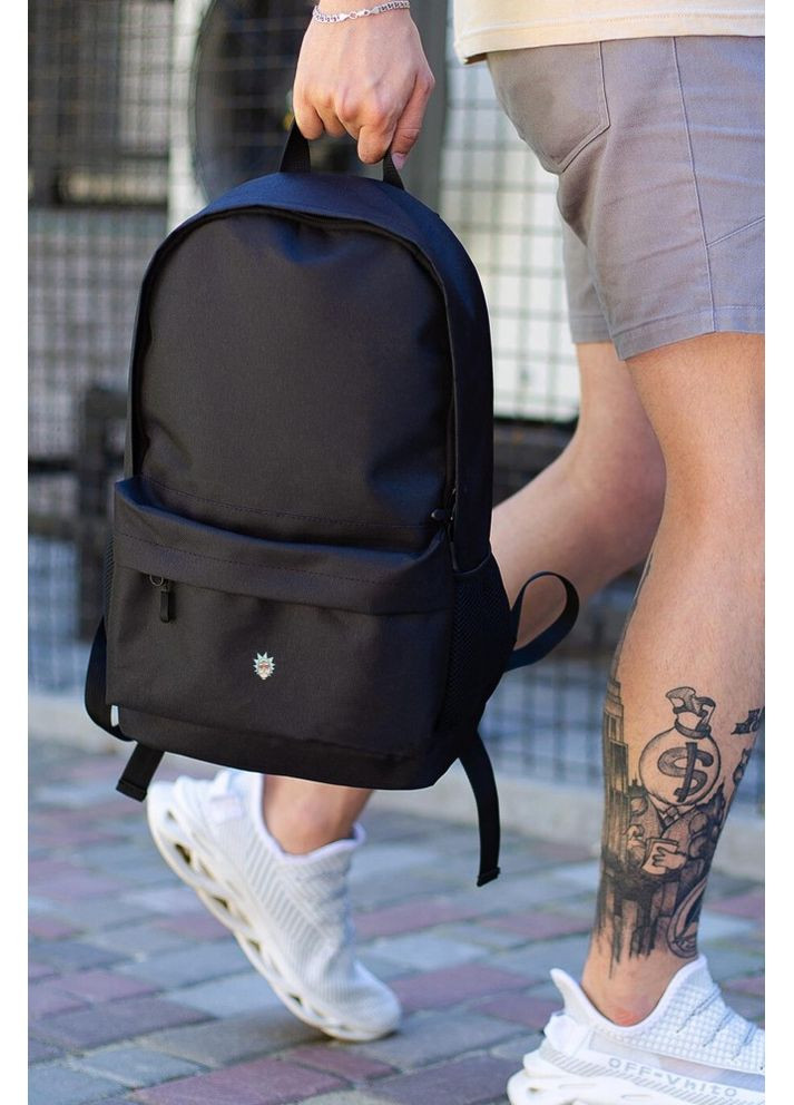 Повсякденний рюкзак шкільний з принтом Rick Black Without (349454526)