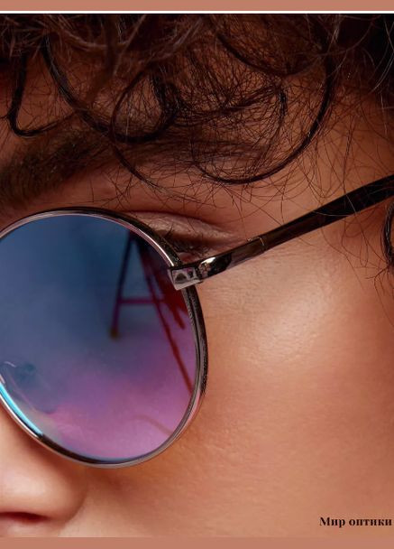 Женские тонированные очки для зрения с зеркальной линзой -2.50 Антиблик Ralph (346487754)