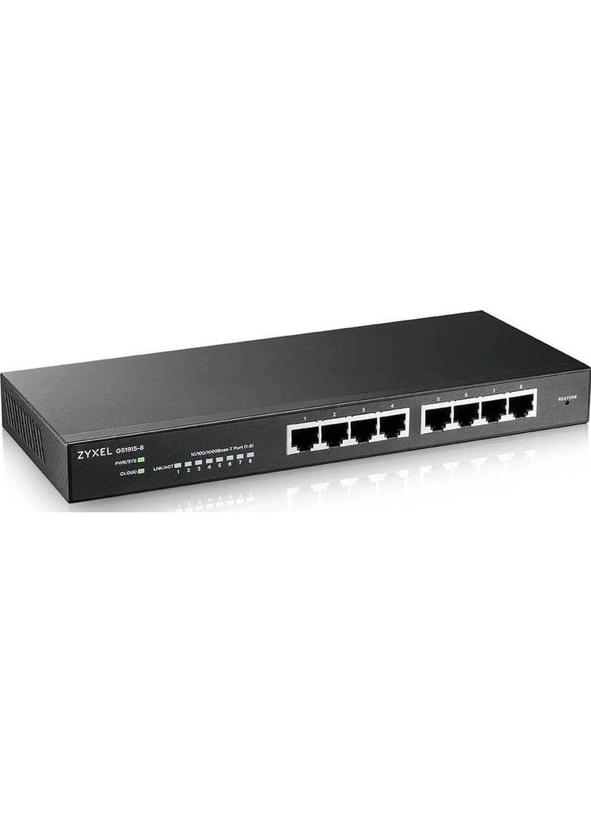 Комутатор мережевий GS1915-8-EU0101F Zyxel (390923353)