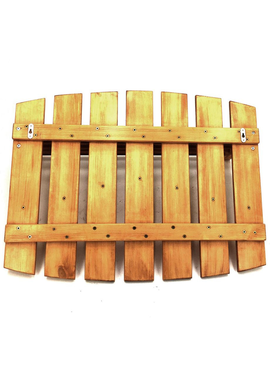 Вешалка банная из дерева Боярышник сиена (ВБА-002205) No Brand (328912245)