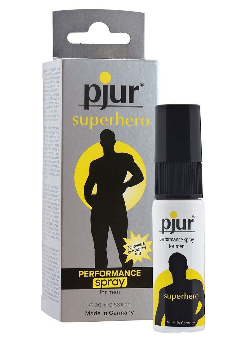 Пролонгуючий спрей для чоловіків Superhero Strong Spray 20 ml CherryLove Pjur (282709836)