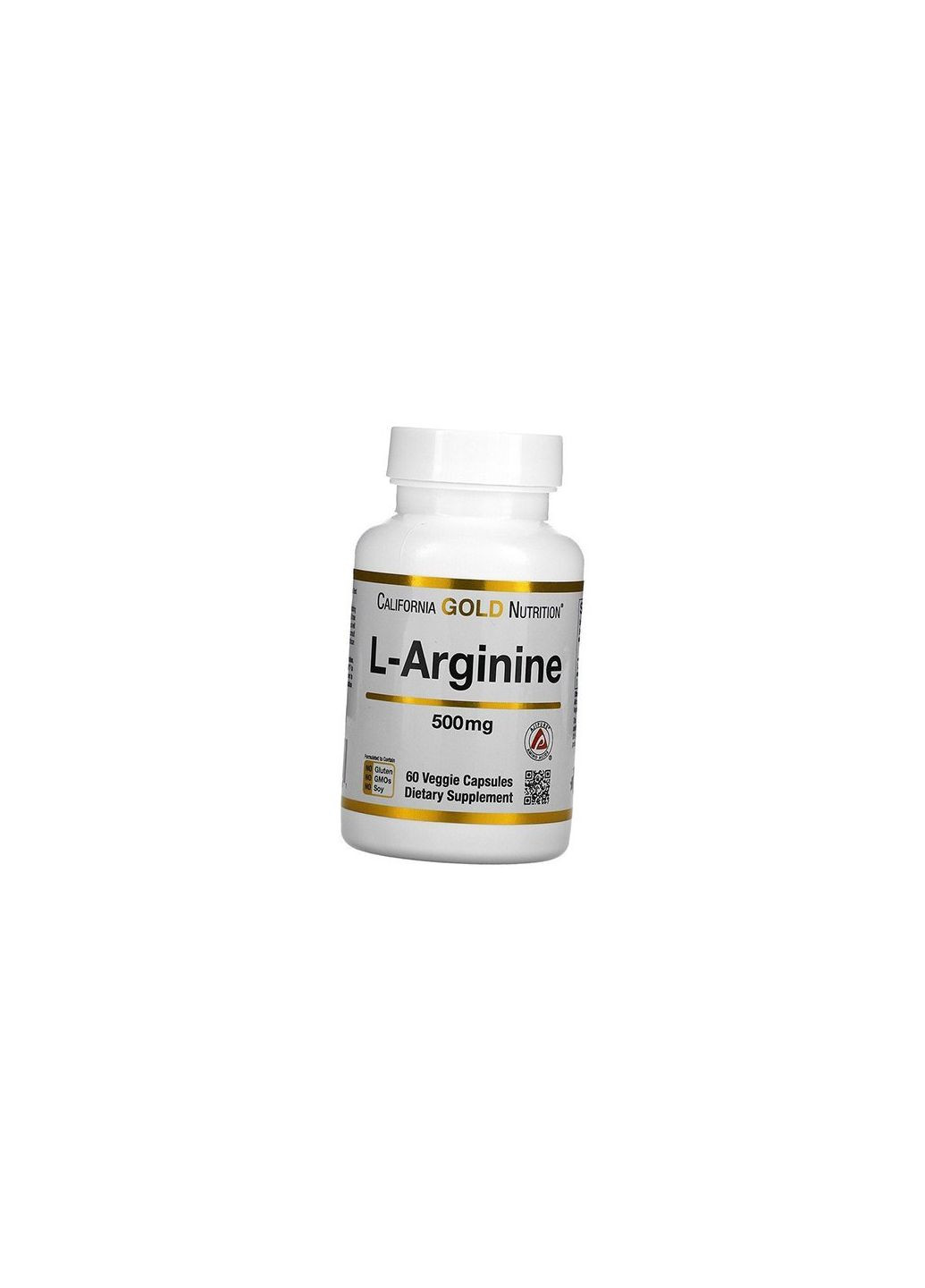Аргинин для сосудов, LArginine AjiPure 500, 60вегкапс (27427002) California Gold Nutrition (293254600)
