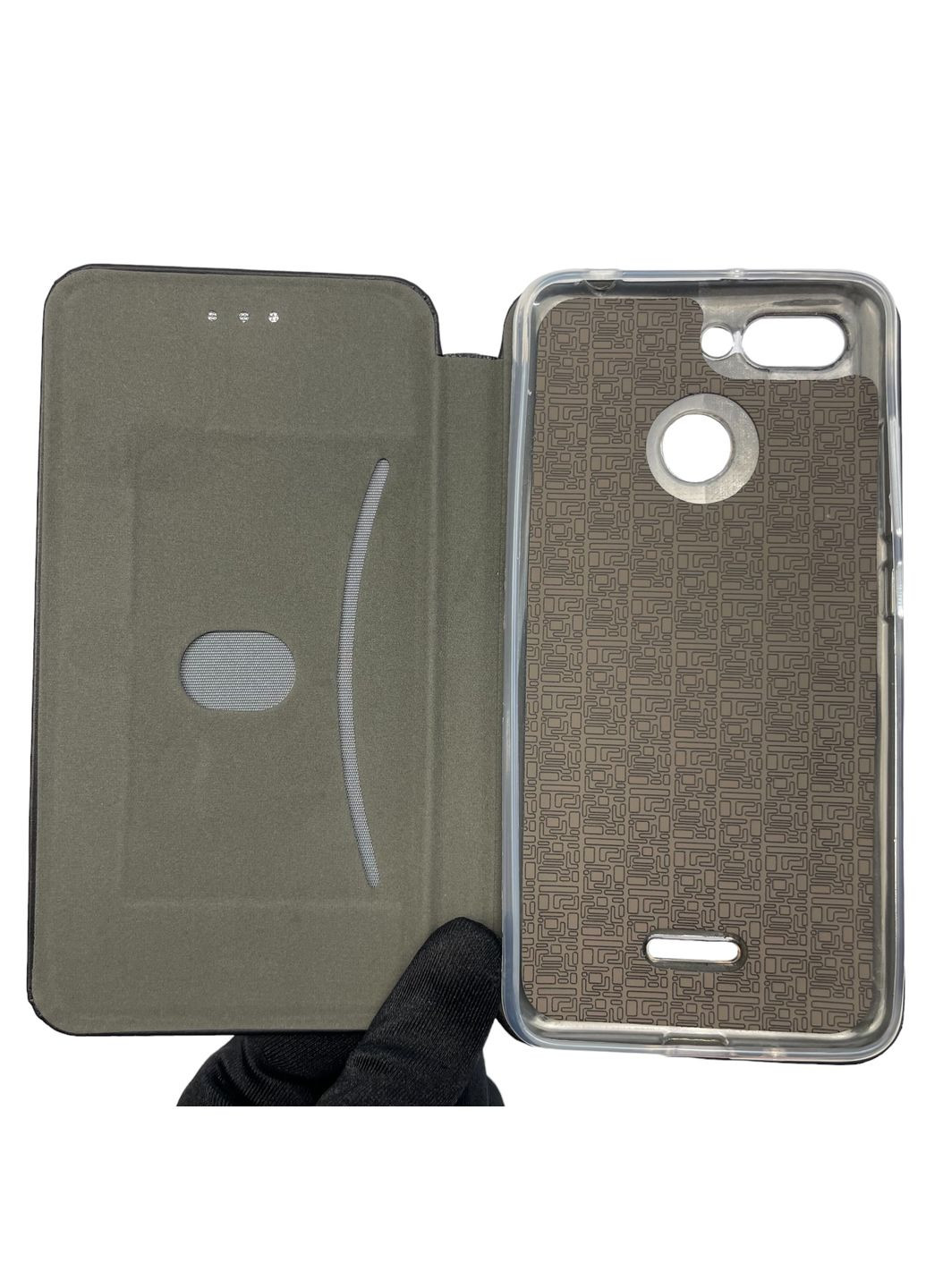 Чехол-книжка для Redmi 6 с подставкой на сяоми редми 6 чёрная gd1 Xiaomi (366021450)