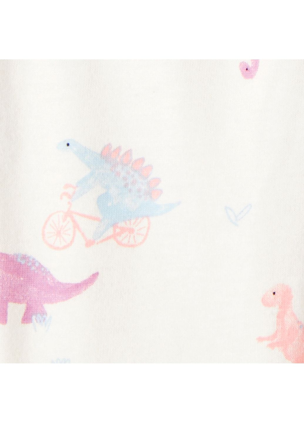 Розовый демисезонный комплект 2в1 боди, брюки для девочки 72-76 см (1t549210_12m) Carter's