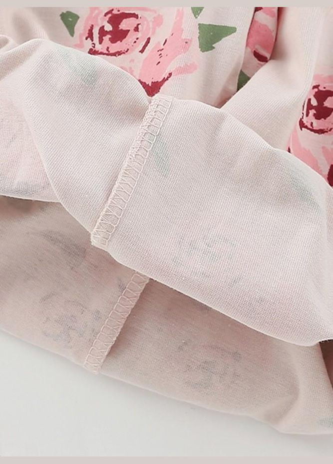 Рожева дитяча літня піжама для дівчинки 10160 9 рожевий Malwee