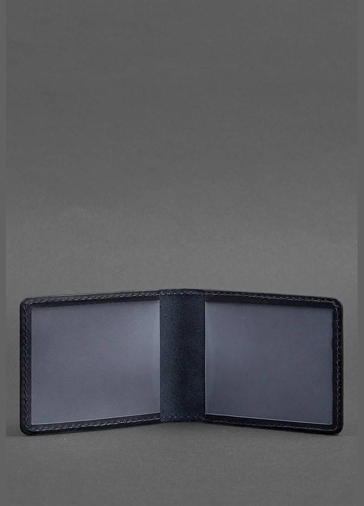 Кожаная обложка для удостоверения с гербом темно-синяя (A-027481) BlankNote (329186742)