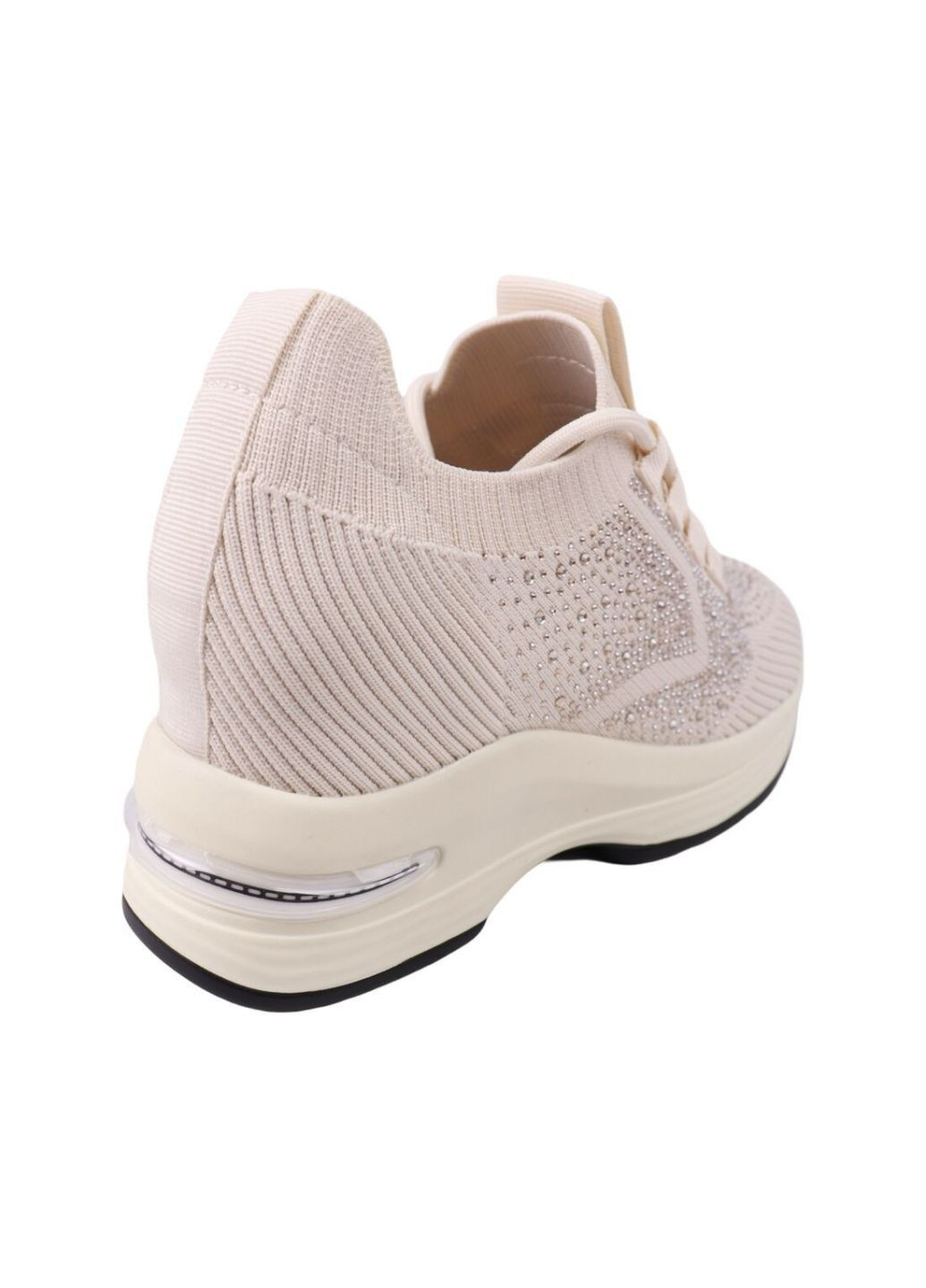 Кроссовки женские молочные текстиль Gelsomino 282-25LK белые (322629319)