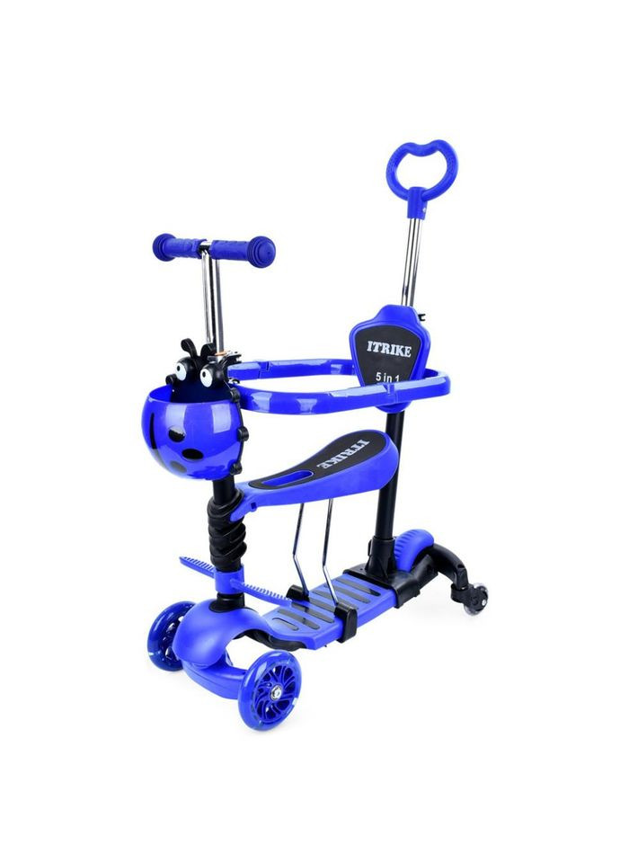 Самокат дитячий 3-х колісний 5 в 1 JR3-101-DBL, до 25 кг No Brand (330017673)