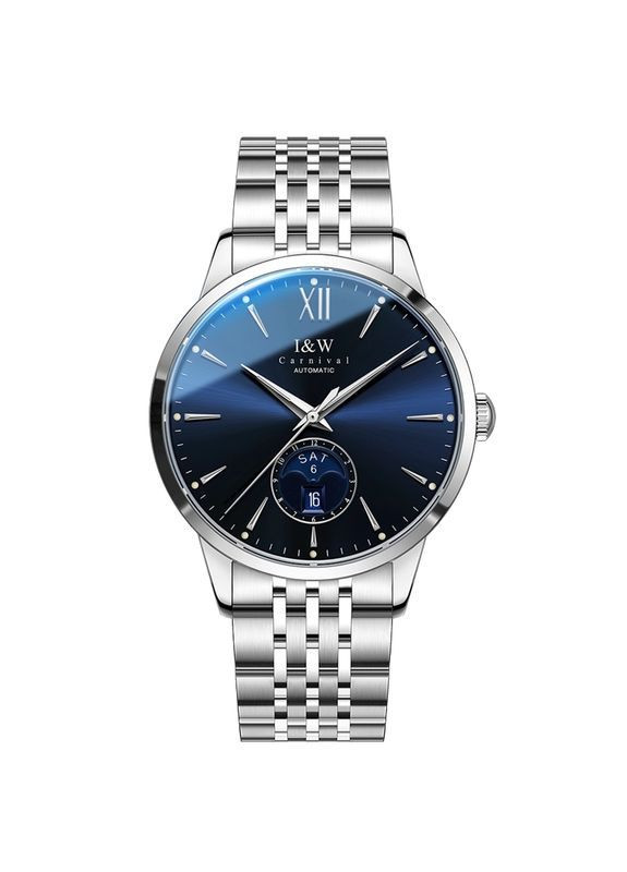 Наручний годинник чоловічий New York Сріблястий (3577) Carnival (362975752)