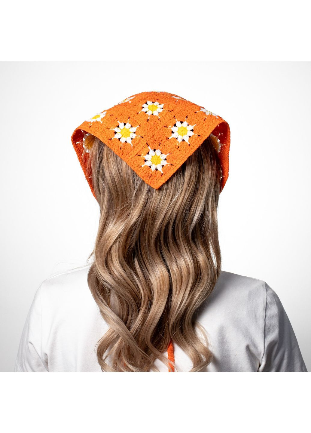 Косинка жіноча в'язана поліестер помаранчева САМЕР LuckyLOOK 444-652 (322791933)