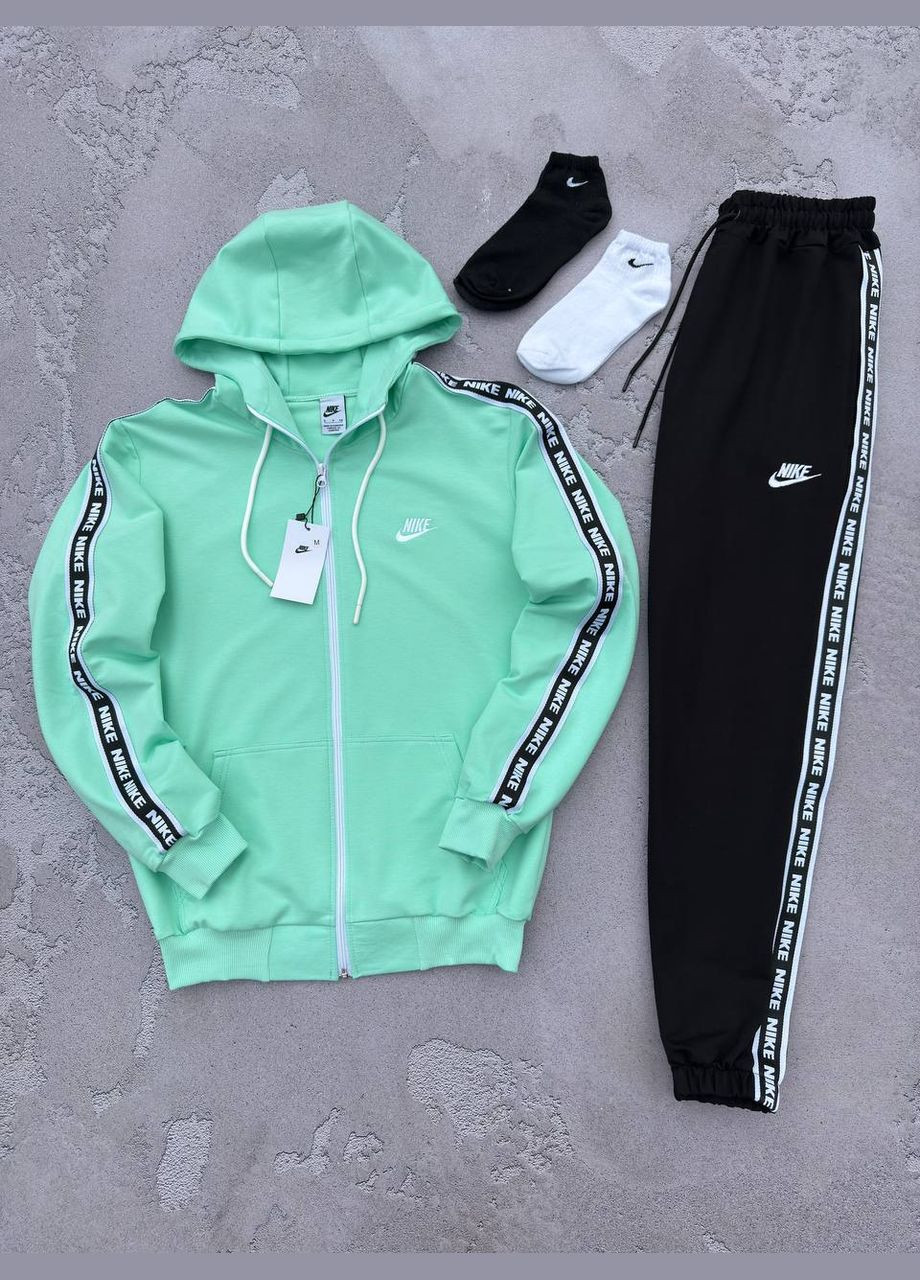 М'ятний костюм nike,зіп худі,штани,турецька двонитка пенье,унісекс. No Brand