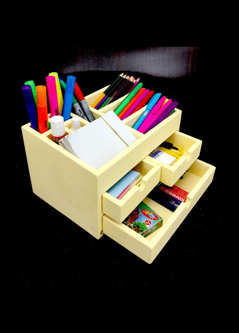 Органайзер настільний з дерева Огаст лимонад (КНЦ-009051) No Brand (328225275)