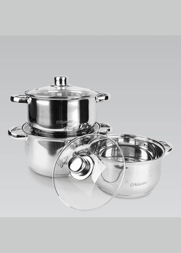 Набор посуды 6 пр 20206XL-MR Maestro (316516997)