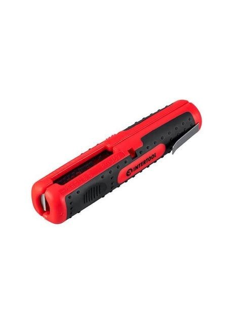 Съемник изоляции универсальный 124 мм с резиновым покрытием для проводов 0.5-6 мм² Intertool (332207040)