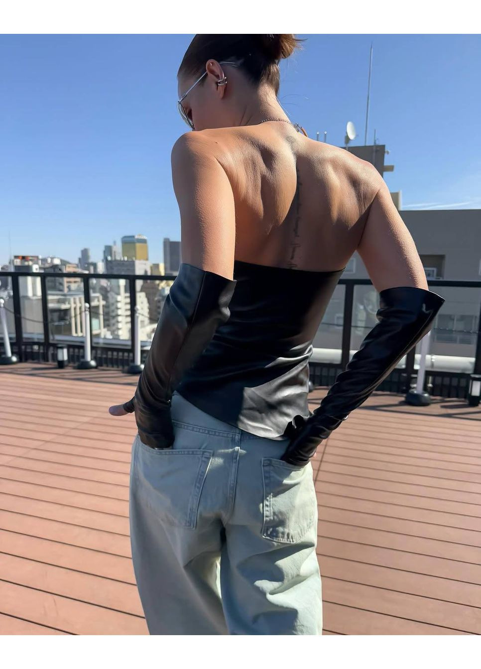 Женский кожаный топ FINO Mode (369176216)