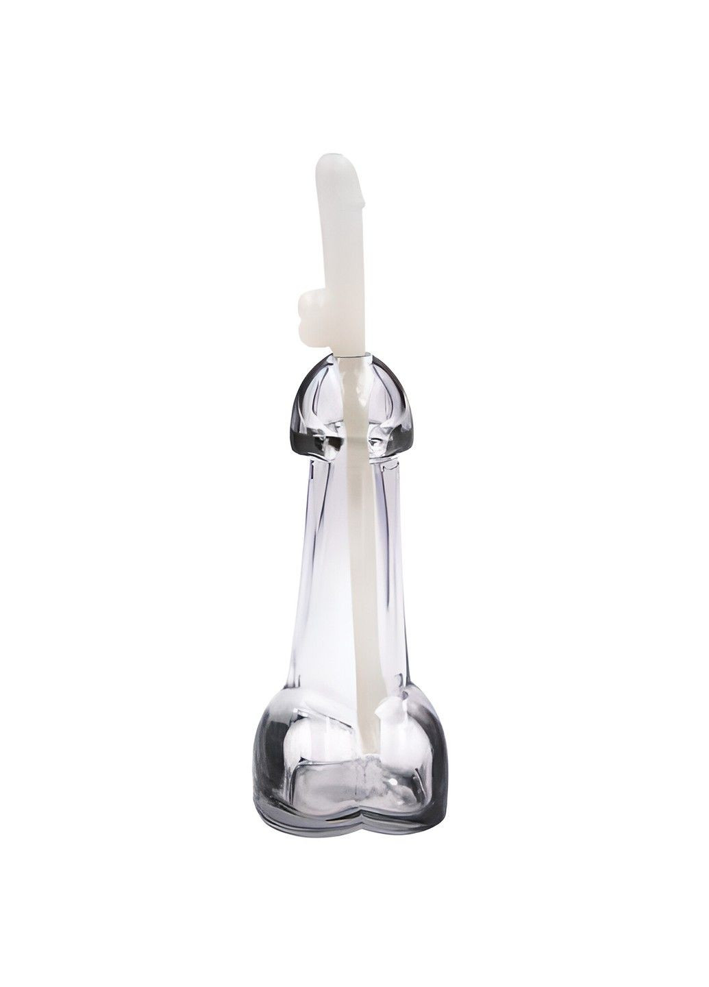 Стеклянный бокал в форме мужского пениса 100 ml LIBO (284279228)