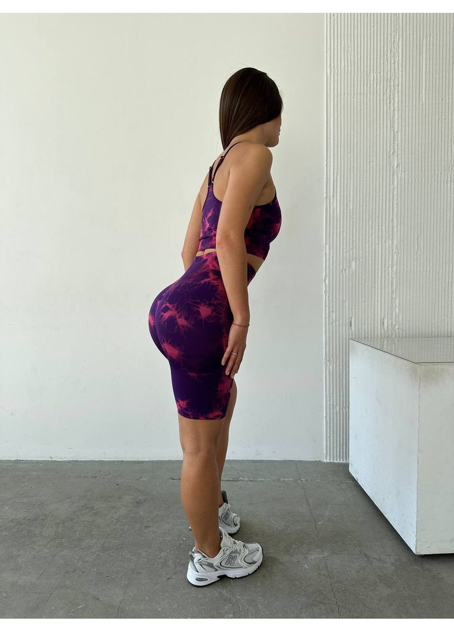 Фітнес костюм, топ + велосипедки ПУШ АП Stylish Touch (354825345)