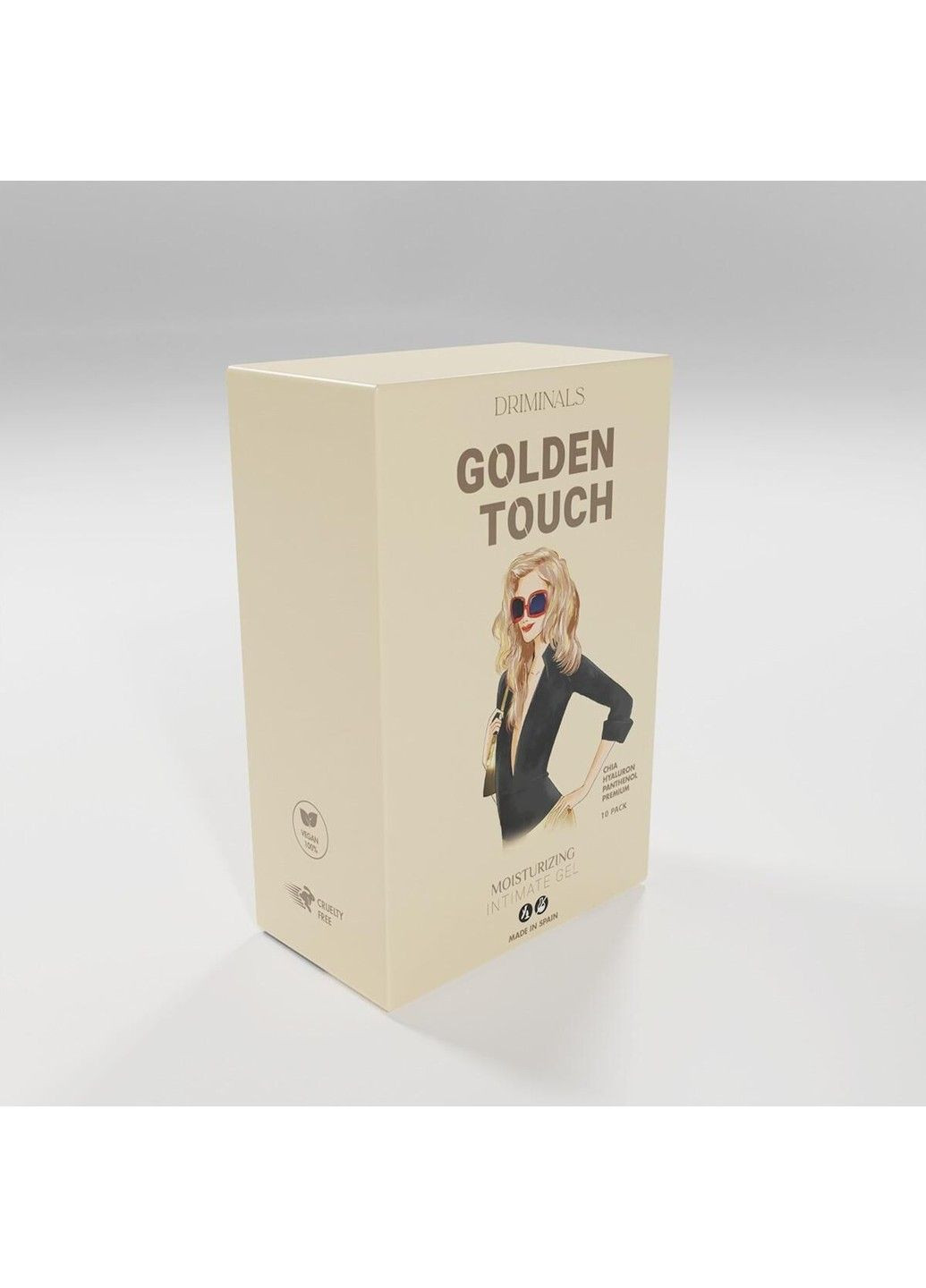 Набор пробников экстраувлажняющего гель-лубриканта Golden Touch (10 x 4 мл) Driminals (315425872)