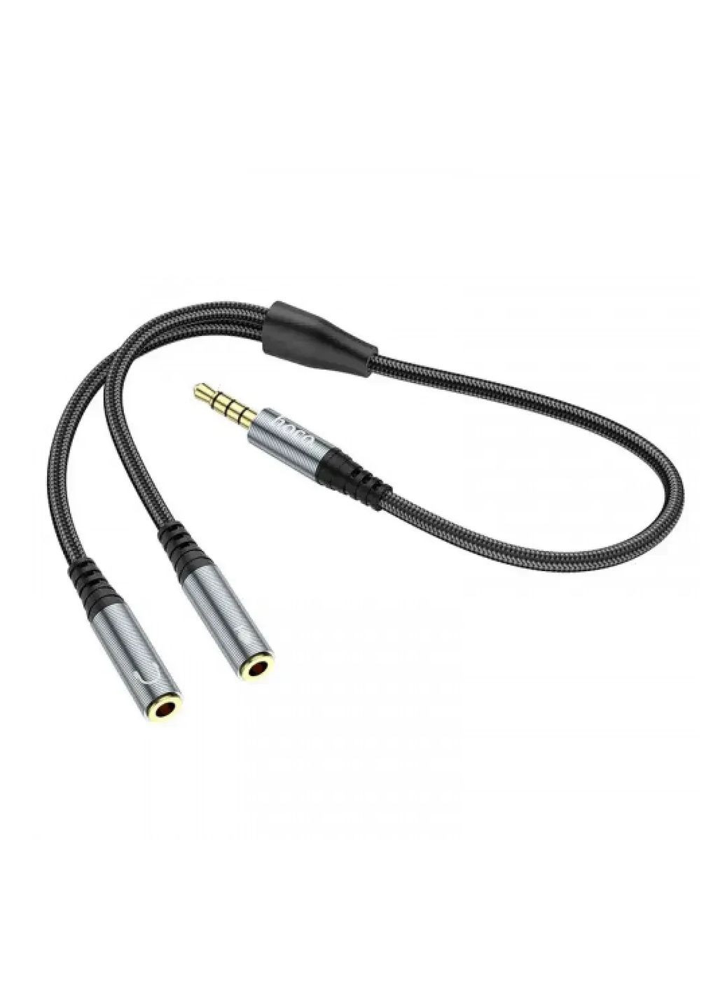 AUX-сплітер (male to 2 female) UPA21 на мікрофон/навушники Hoco (369727066)