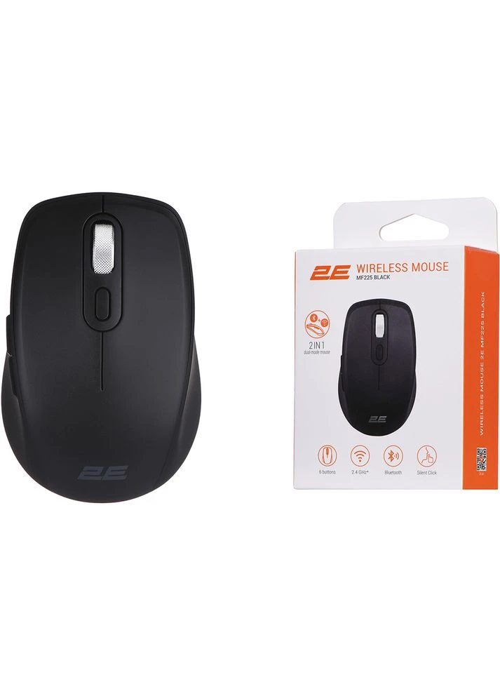 Миша MF225 Silent WL BT Black (-MF225WBK) 2E (306745872)