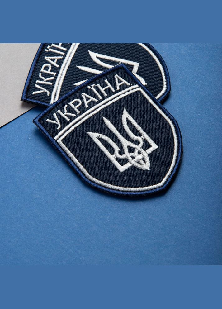 Набор шевронов 2 шт на липучке "УЗ" Укрзализныця и Лого Укрзализныця, вышитый патч нашивка IDEIA (300229062)