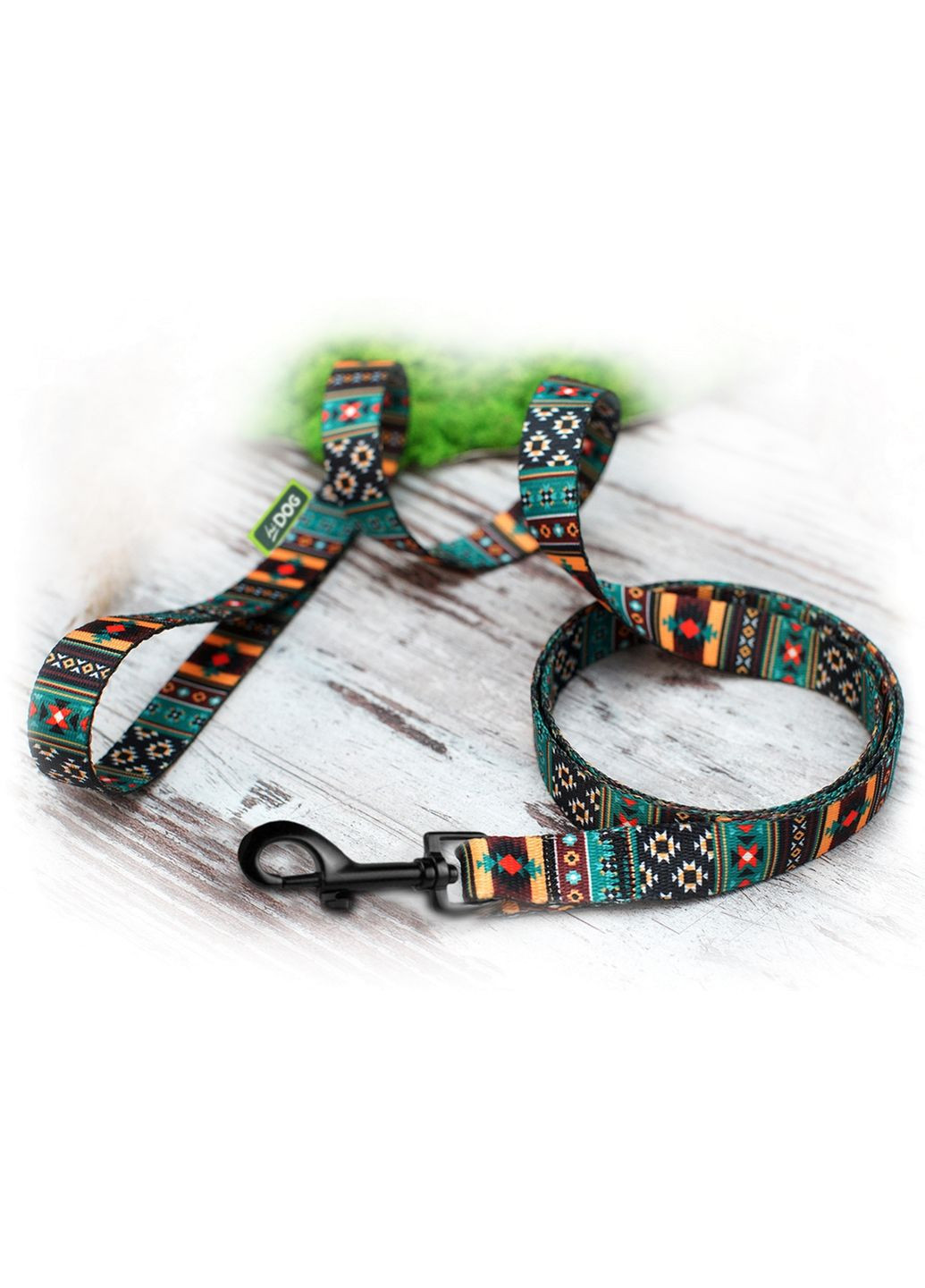 Повідець ширина 20 мм довжина 152 см Boha green (2100102318015) Hi Dog (279562957)