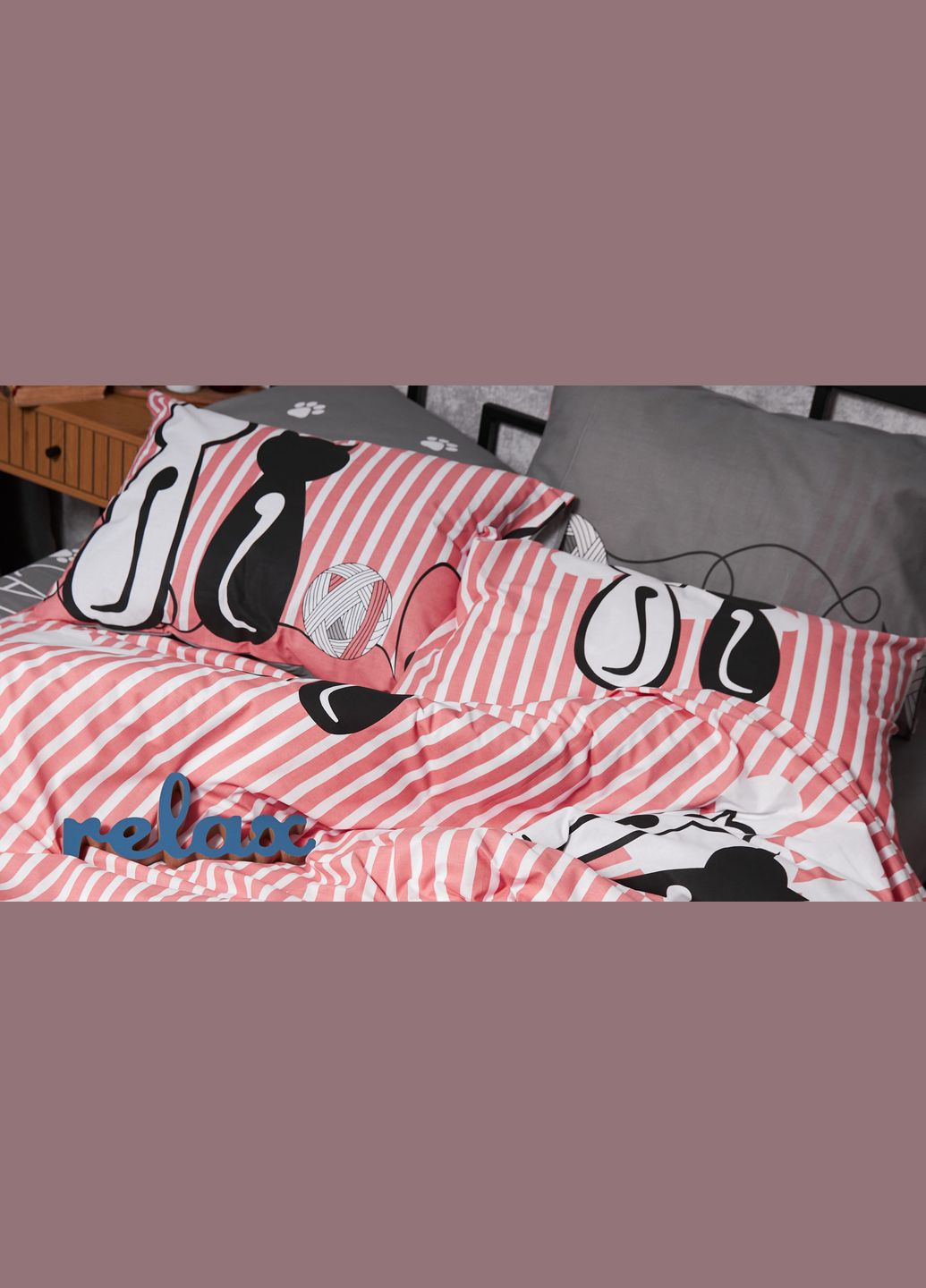 Набір наволочок Бязь Gold Люкс 40х60 2 шт (MS-840000115) Moon&Star Cat (289715405)