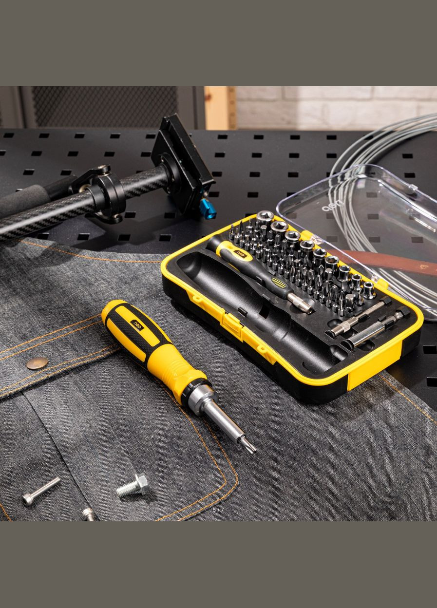 Набір прецизійних викруток 65 предметів DL3565 Матеріал CrV. Пластиковий кейс Deli (296107948)