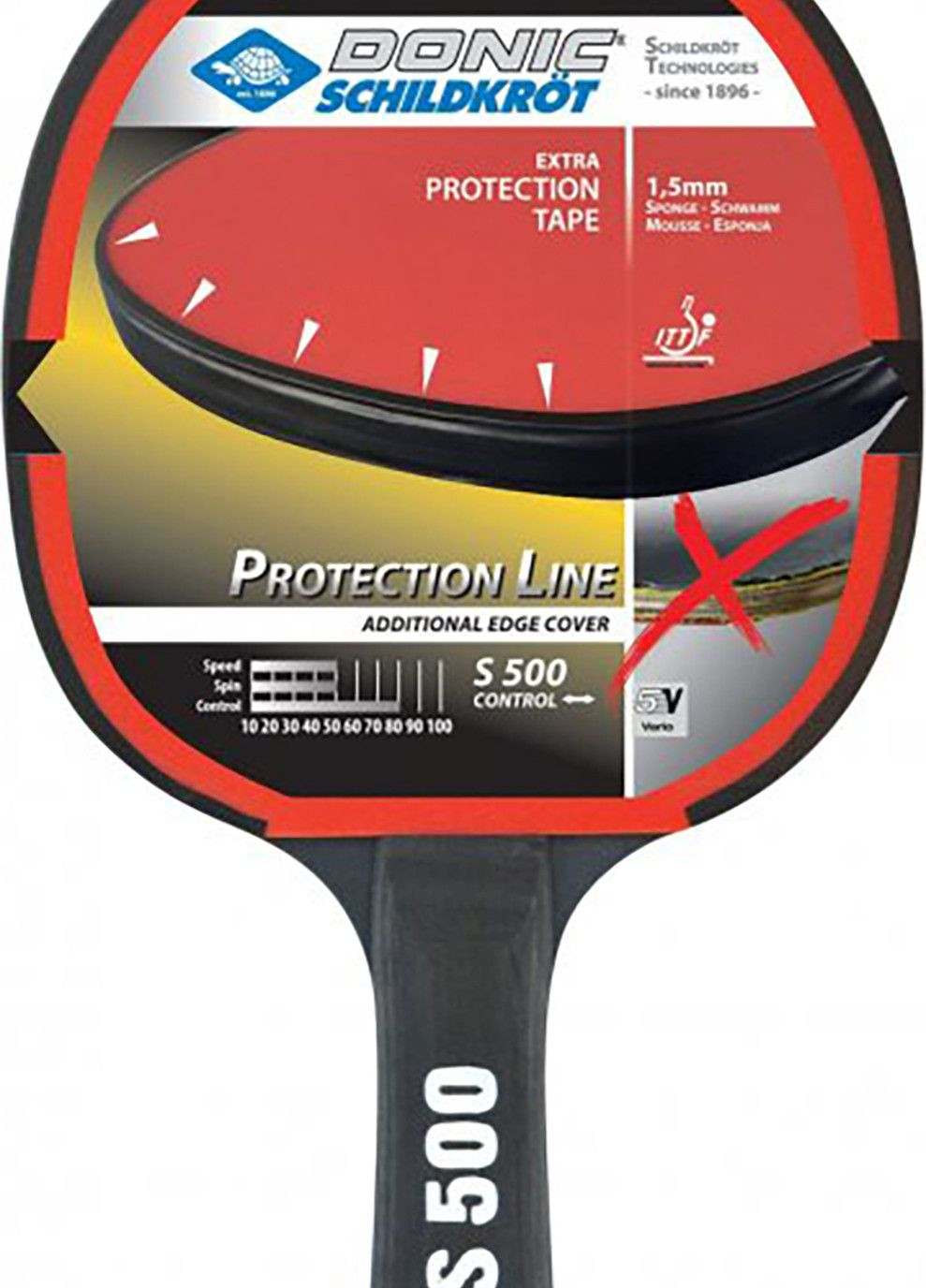 Ракетка для пінг-понгу Protection line 500 Donic (333961909)