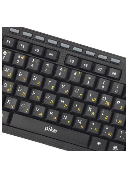 Клавиатура (1283126467103) Piko KB-108 USB Black (366158481)